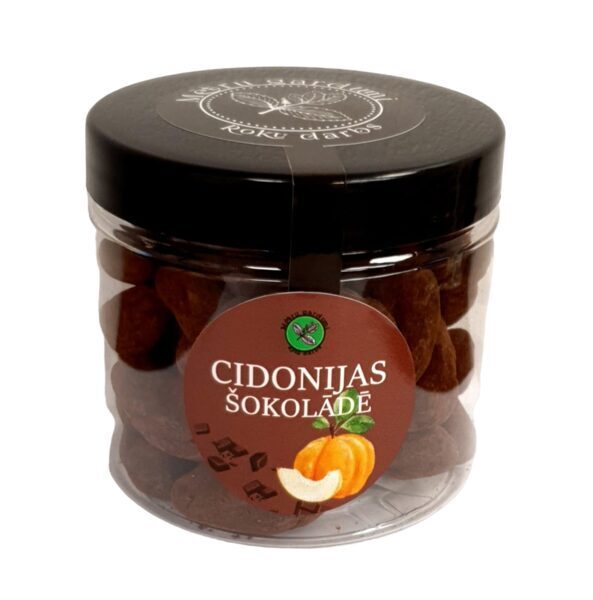 Cidonijas tumšajā šokolādē ar kakao 